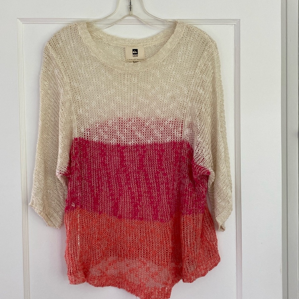 Quicksilver multi colored knitted sweater, size XS.